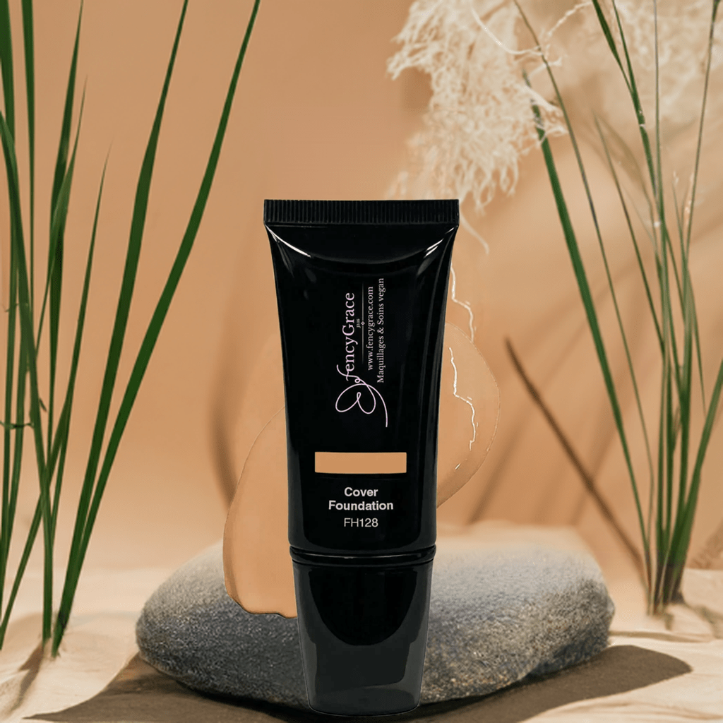 Fond de teint couvrance totale vegan FencyGrace – Tamar 128 - Fencygrace