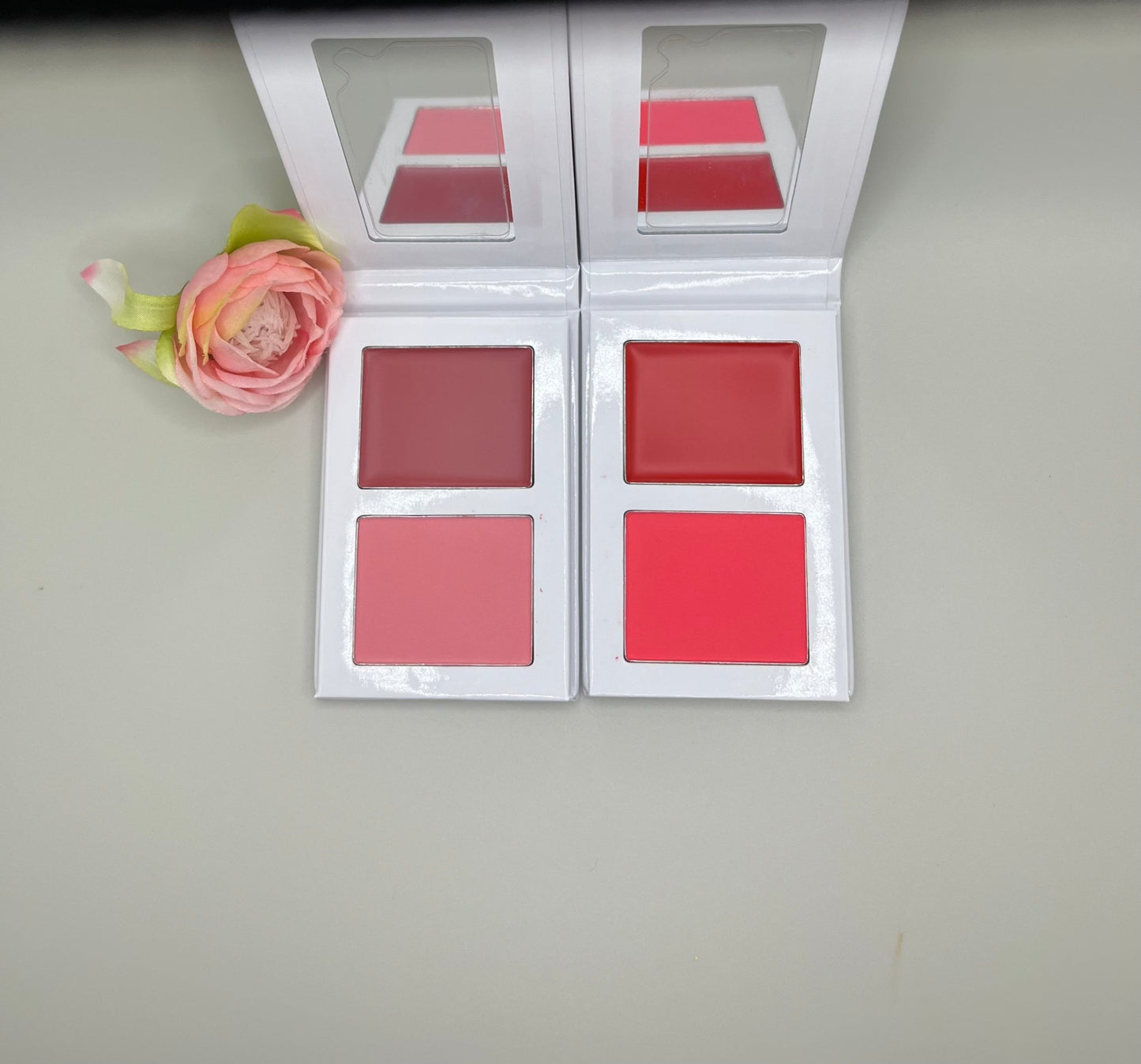 Palette Duo Fard à Joues Double - Crème & Poudre - Fencygrace