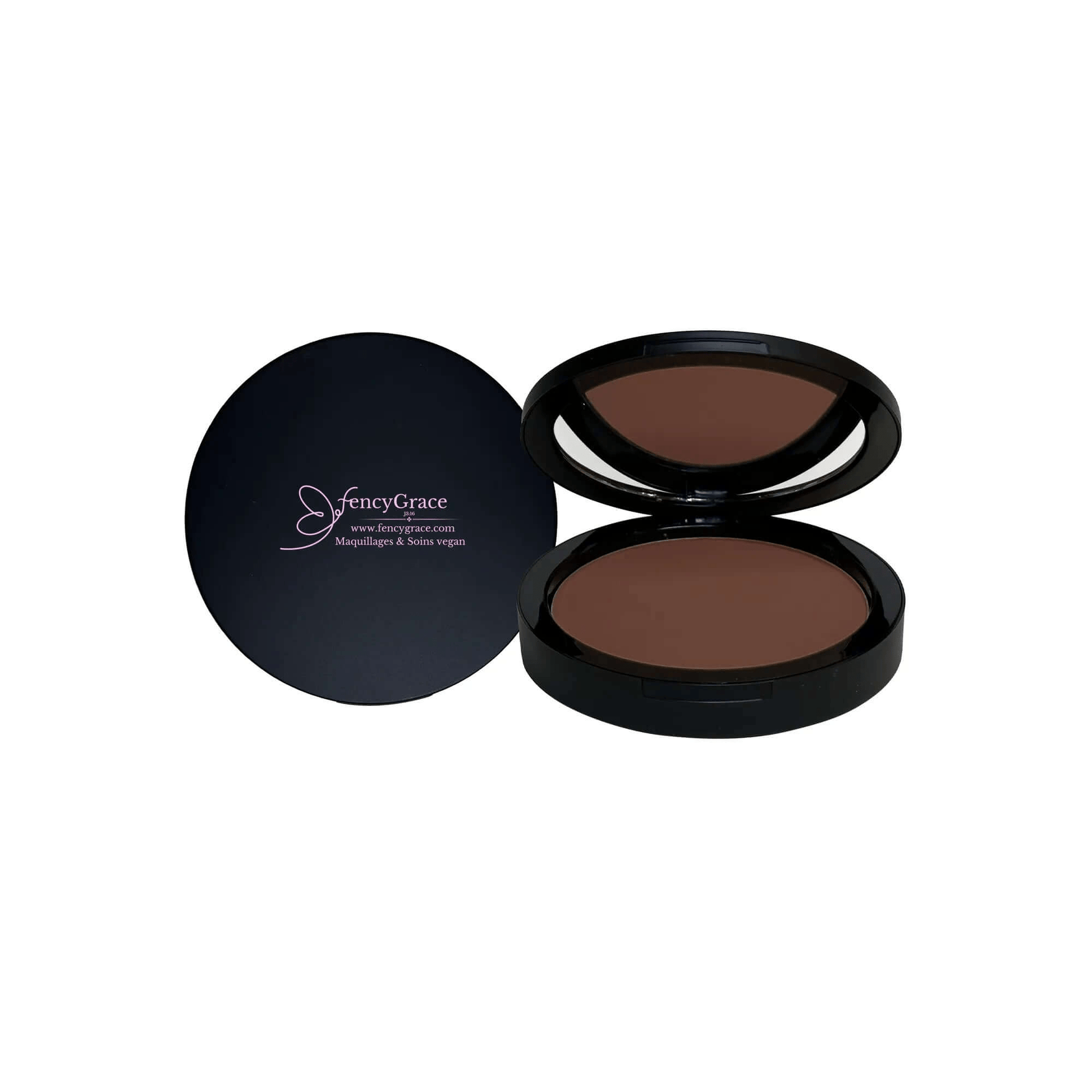Poudre vegan FencyGrace effet naturel peau douce teinte Fig 145
