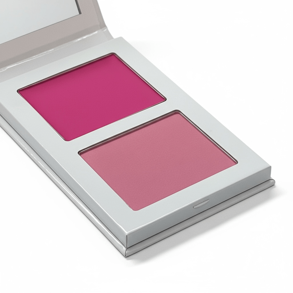 Blush Double Rose pigmenté crémeux et poudre – FencyGrace | Maquillage Végan & Naturel - Fencygrace