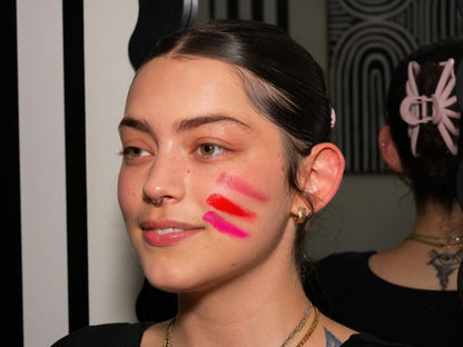 Blush Double Rose - shy/ - mauve- pink pigmenté crémeux et poudre – FencyGrace | Maquillage Végan & Naturel - Fencygrace