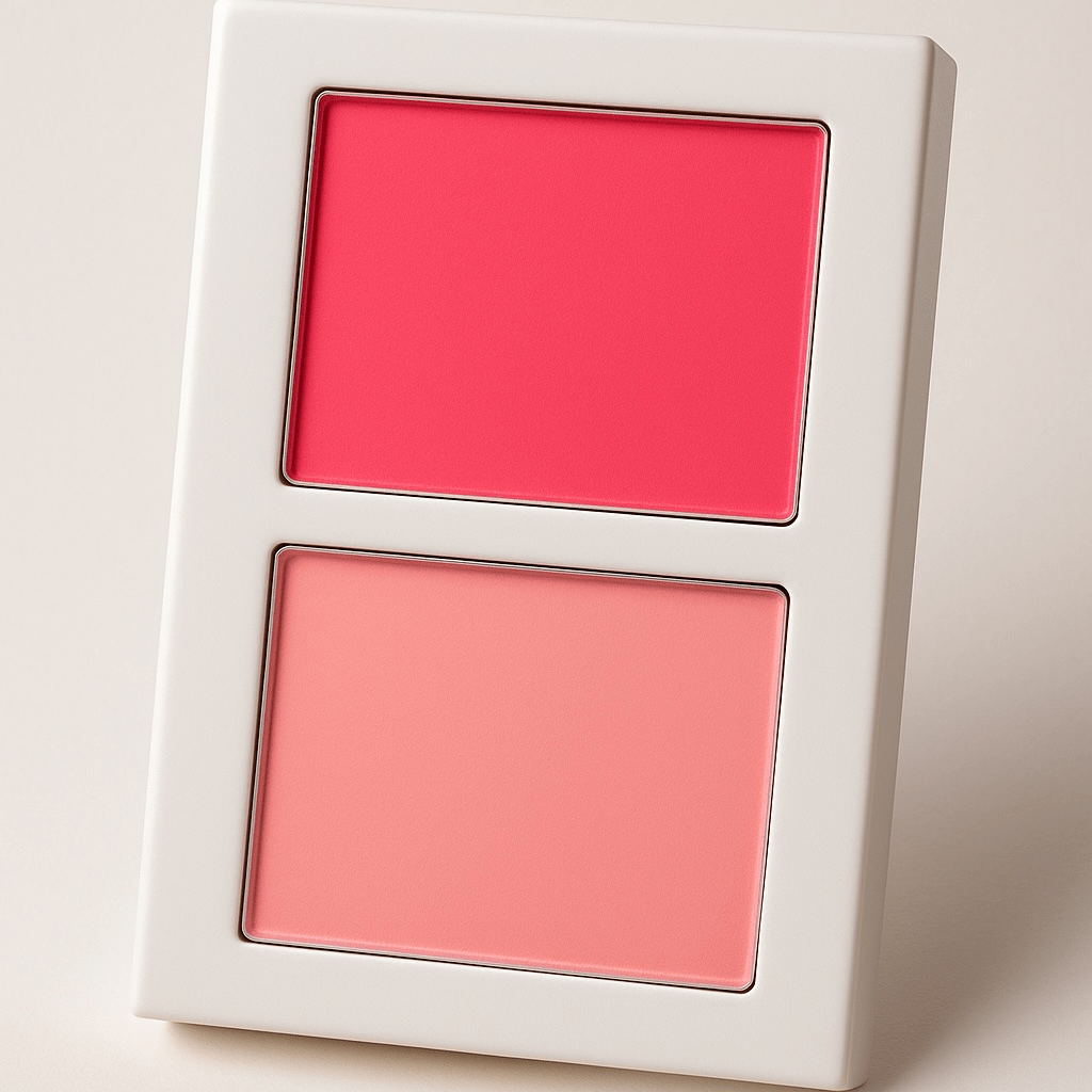 Blush Double shy pigmenté crémeux et poudre – FencyGrace | Maquillage Végan & Naturel - Fencygrace