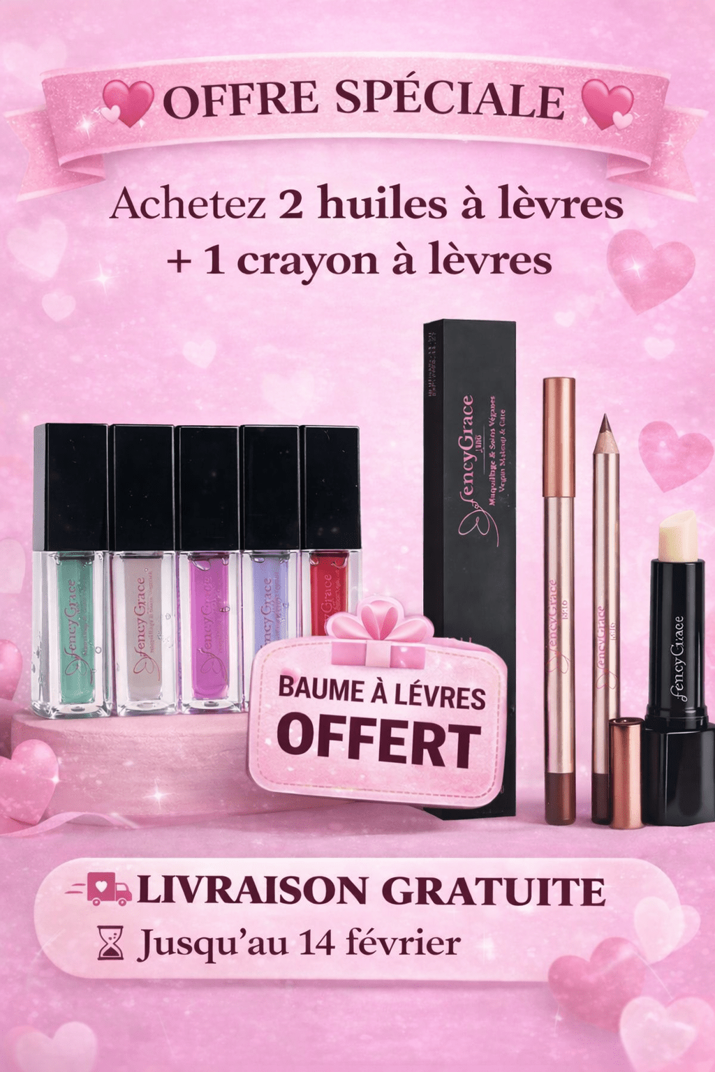 COFFRET SPÉCIALE SAINT - VALENTIN – FENCYGRACE ✨ - Fencygrace