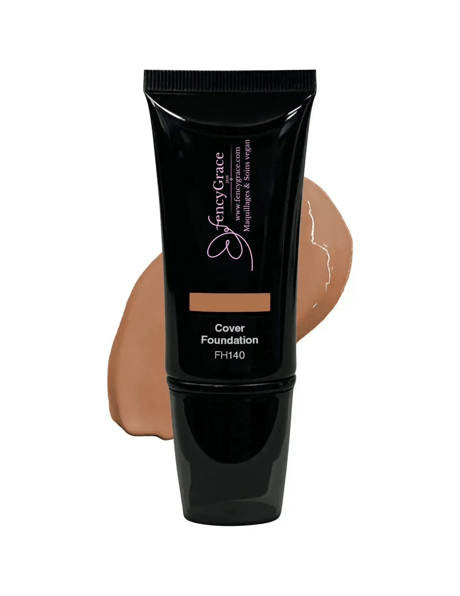 FencyGrace Conceal + Perfect 2 - in - 1 Fond de Teint Couvrance Liquide HD Haute & Naturel Vegan & Sans Cruauté - Eve 140 - Fencygrace