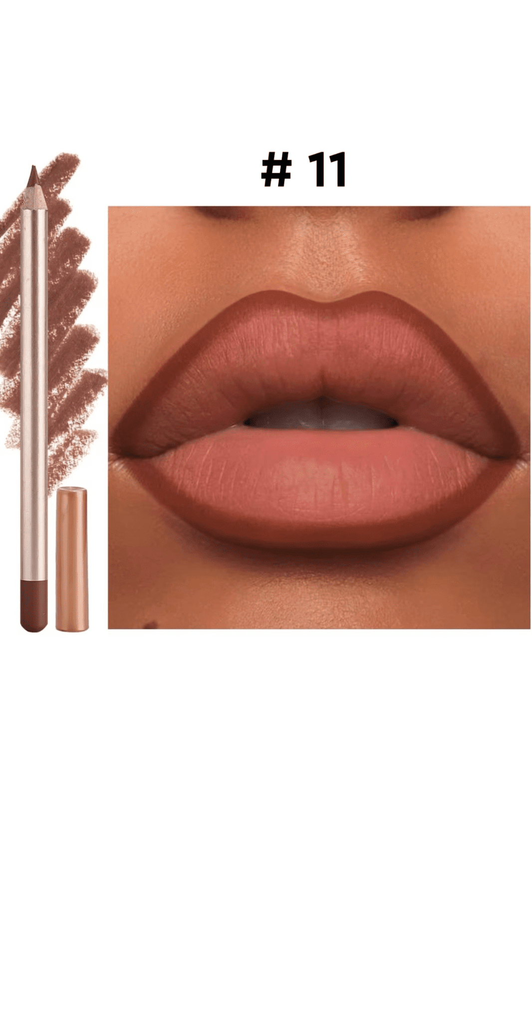 FencyGrace Line Loud, Crayon à lèvres mat Rétractable végan Infusé de Vitamine E - Fencygrace