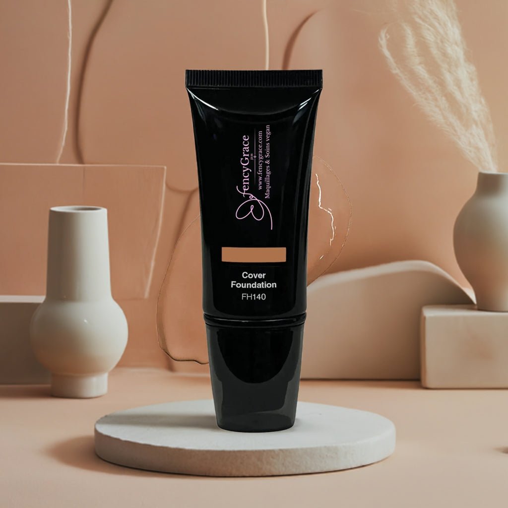 Fond de teint couvrance totale vegan FencyGrace – Éve 140 - Fencygrace