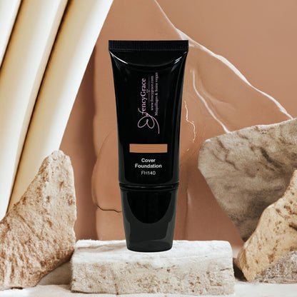 Fond de teint couvrance totale vegan FencyGrace – Éve 140 - Fencygrace