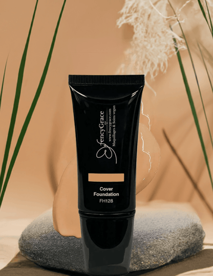 Fond de teint couvrance totale vegan FencyGrace – Tamar 128 - Fencygrace