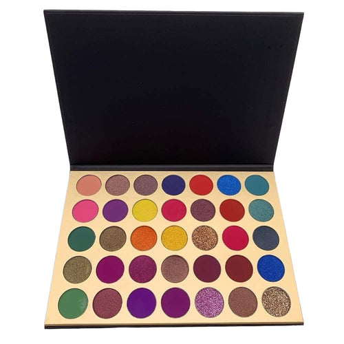 Palette de fards à paupières 30 couleurs - multicolores - Fencygrace