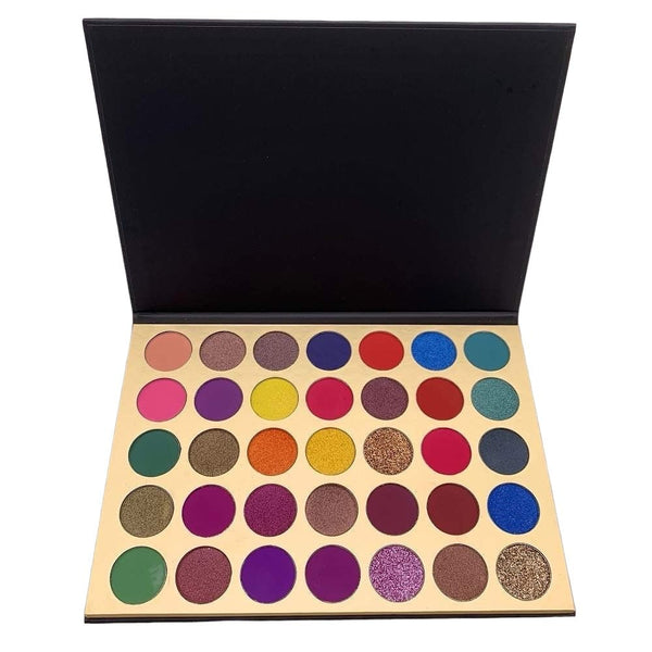 Palette de fards à paupières 30 couleurs - multicolores - Fencygrace