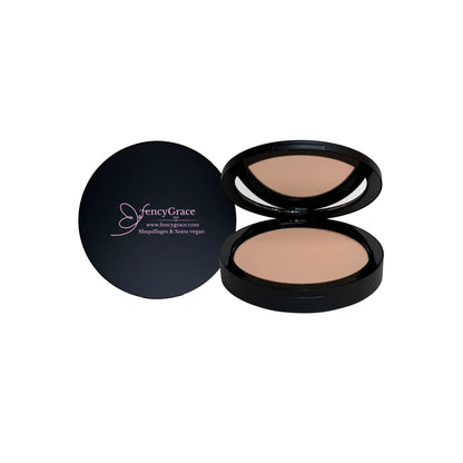 Poudre Compacte Végan – Fini Naturel & Teint Unifié | FencyGrace | Disponible en Plusieurs teintes - Fencygrace