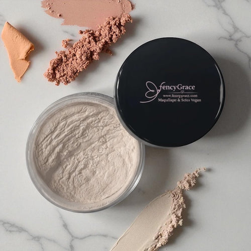 Poudre de finition FencyGrace – Fini mat naturel, tenue longue & 100 % végane - Fencygrace