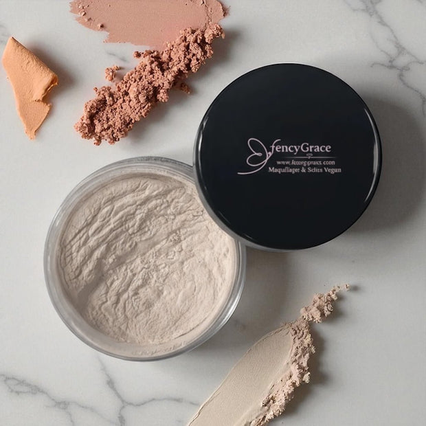Poudre de finition FencyGrace – Fini mat naturel, tenue longue & 100 % végane - Fencygrace
