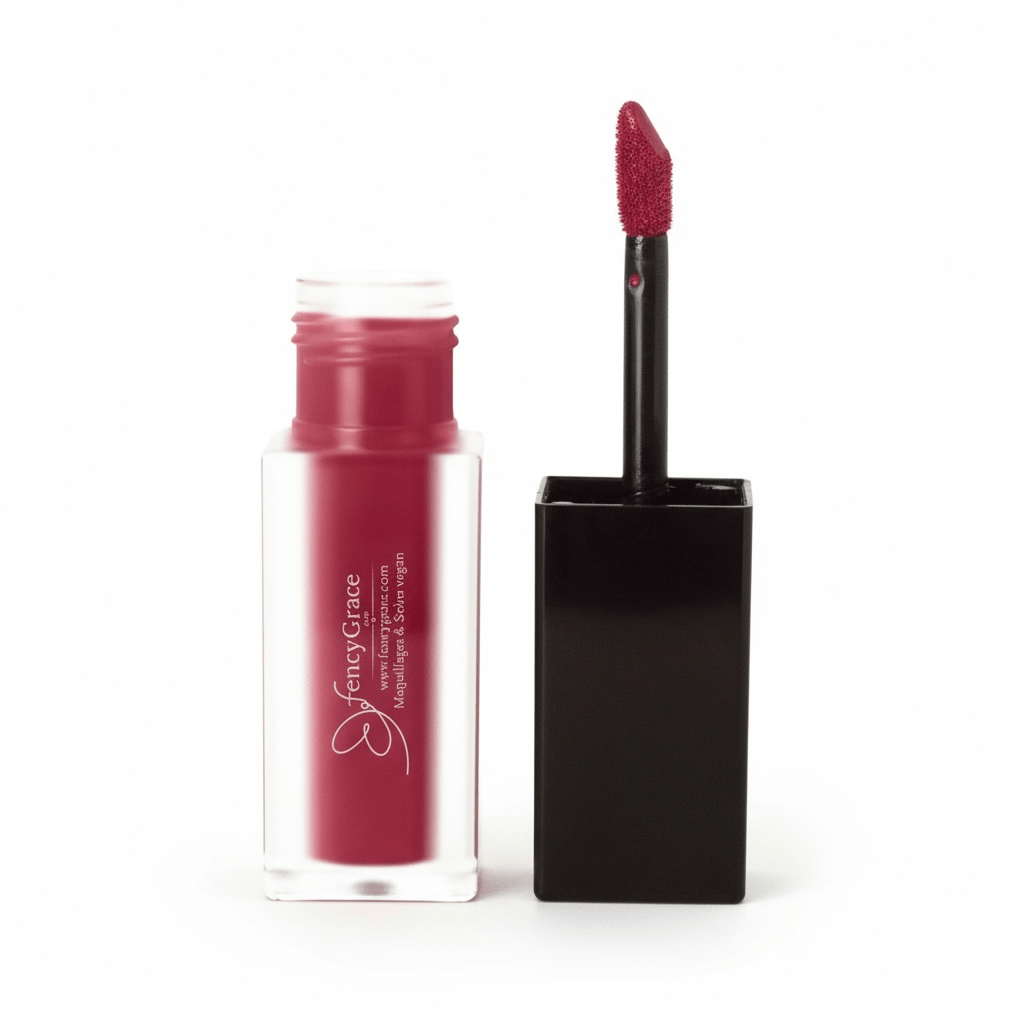 Rouge à Lèvres Matte Burg 76 – Fini Velouté Végan - Fencygrace